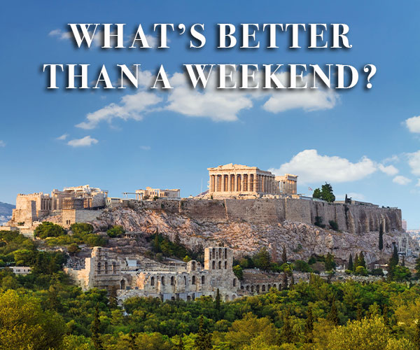 Make Your Weekend, a Greekend