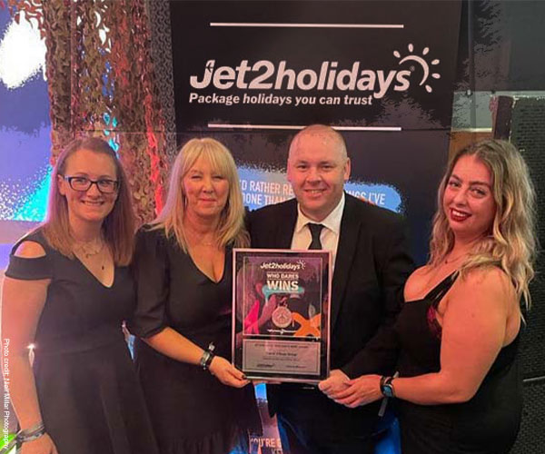 Travel Village Group Awarded Agent Of The Year By Jet2Holidays